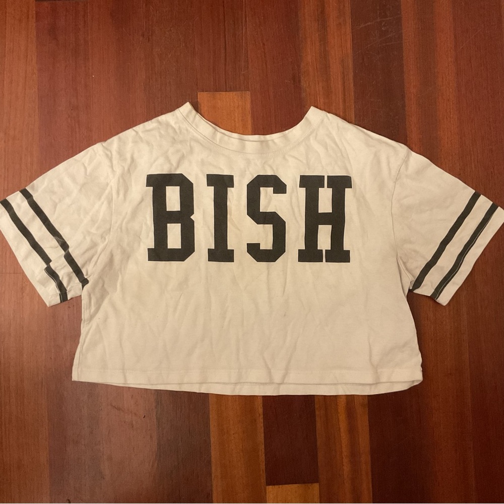 ‘BISH’ Cropped Top
